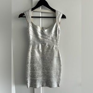 Silver Bandage Dress *Limited Edition Colour*